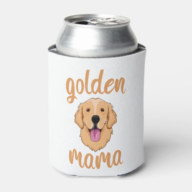 Golden Retriever Mum  Can Cooler (Can Front)