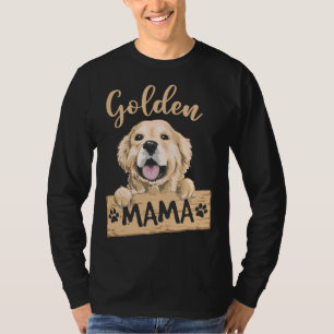 Golden Retriever Mum Cute Dog Mum T-Shirt