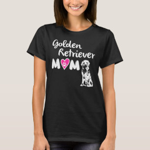 Golden Retriever Mum Fitted Scoop T-Shirt