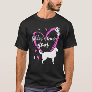 Golden Retriever Mum For T-Shirt