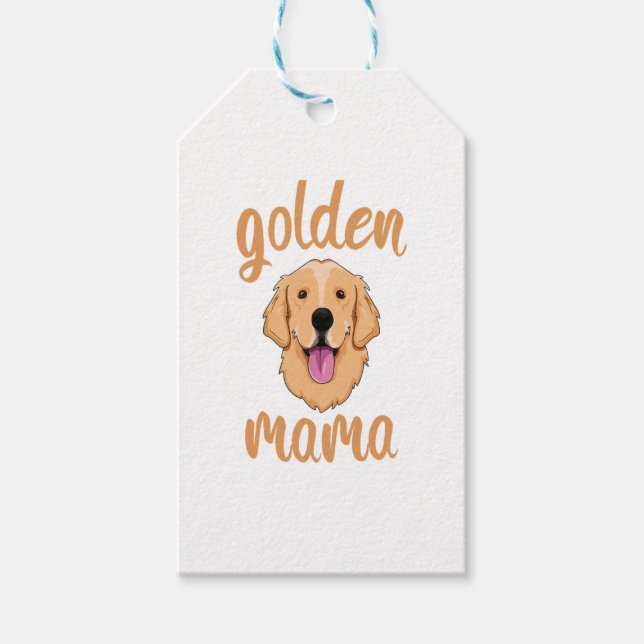 Golden Retriever Mum  Gift Tags (Front)