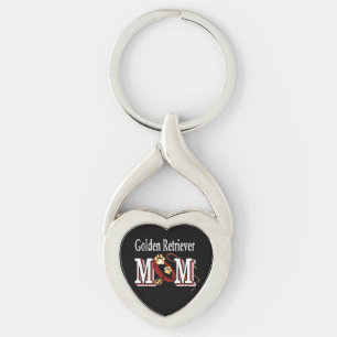 Golden Retriever Mum Gifts Key Ring