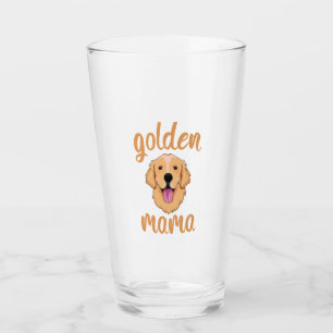 Golden Retriever Mum  Glass