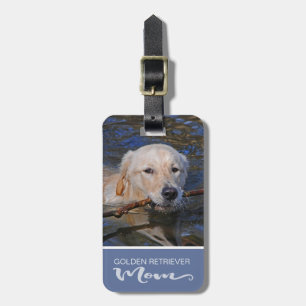 Golden Retriever Mum Insert Your Dog's Photo Luggage Tag