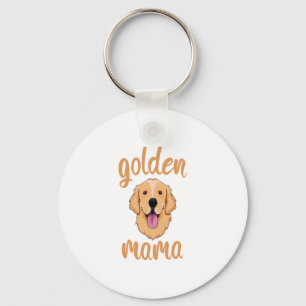 Golden Retriever Mum  Key Ring