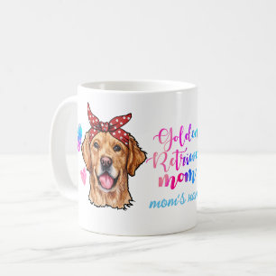 Golden Retriever Mum Mother's Day Dog Loving Mum Coffee Mug