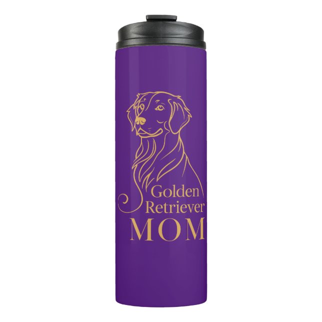 Golden Retriever Mum Thermal Tumbler (Front)