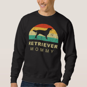 Golden Retriever Mummy Dog Mum Retro Vintage Grung Sweatshirt