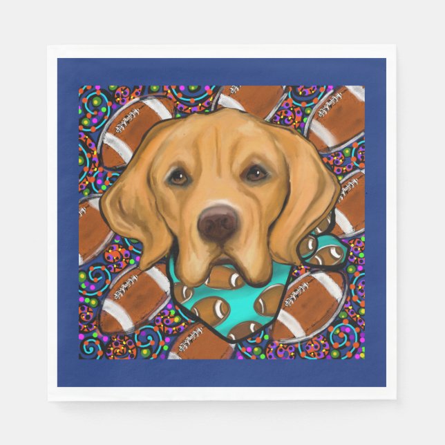 Golden Retriever Napkin (Front)