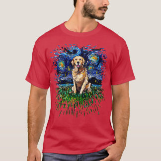 Golden Retriever Night version T-Shirt