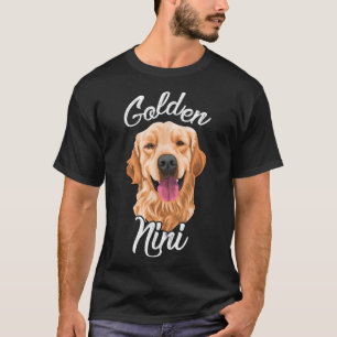 Golden Retriever Nini for Women Mother Dog Pet T-Shirt