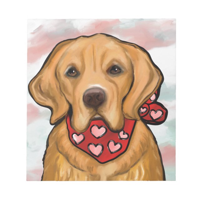 Golden Retriever Notepad (Front)