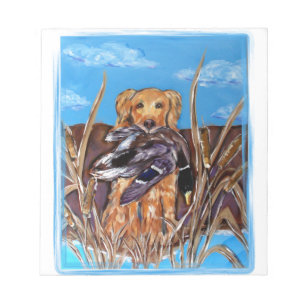 GOLDEN RETRIEVER NOTEPAD