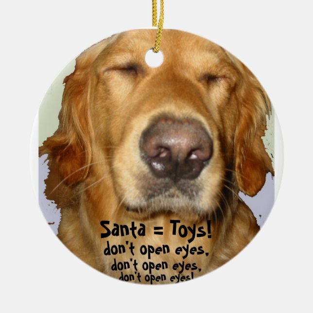 Golden Retriever Ornament (Front)