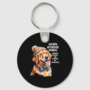 Golden Retriever Outfit Idea For Women & Retri Key Ring