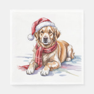 Golden Retriever Paper Napkin