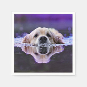 Golden Retriever Paper Napkins