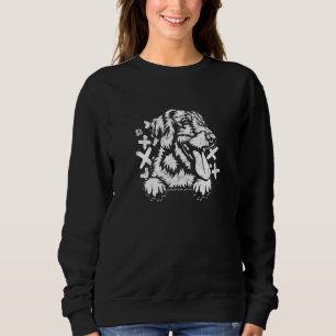 Golden Retriever Peeking  Pet Sweatshirt