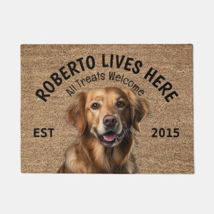 Golden Retriever Personalised Dog Lover Doormat