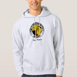 Golden Retriever Personalised Life Is Better Hoodie