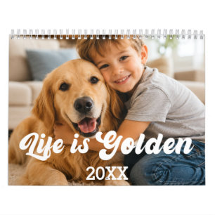 Golden Retriever photo Life is Golden 2027 Calendar