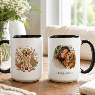 Golden Retriever Photo & Name Keepsake Mug