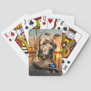 Golden Retriever Playing Cards, Mallard Playing Cards