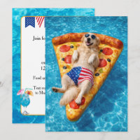 Golden Retriever Pool Party