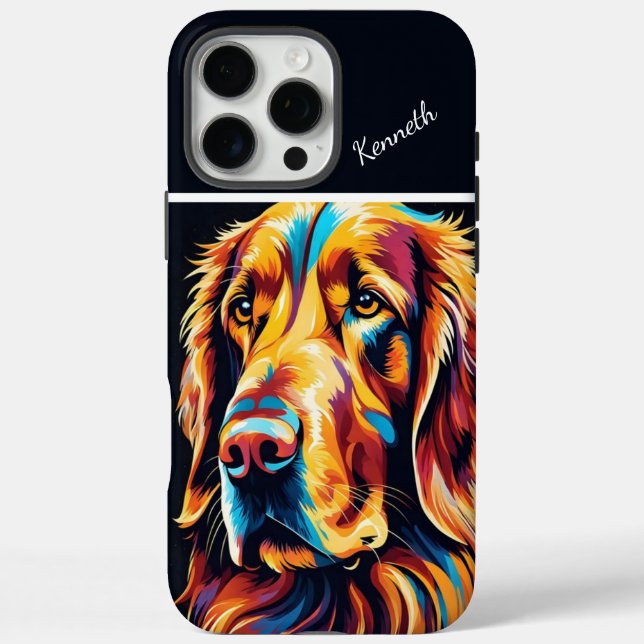Golden Retriever Portrait Case-Mate iPhone Case (Back)