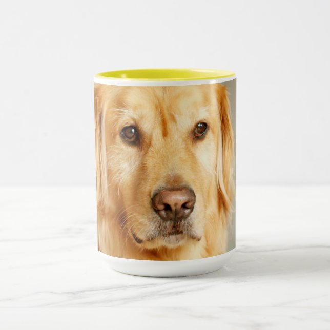 Golden Retriever Portrait Mug (Center)