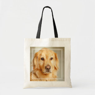 Golden Retriever Portrait Tote Bag