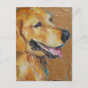 Golden Retriever Postcard