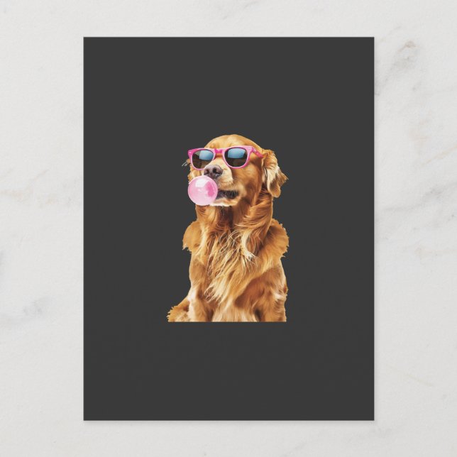 Golden Retriever   Postcard (Front)