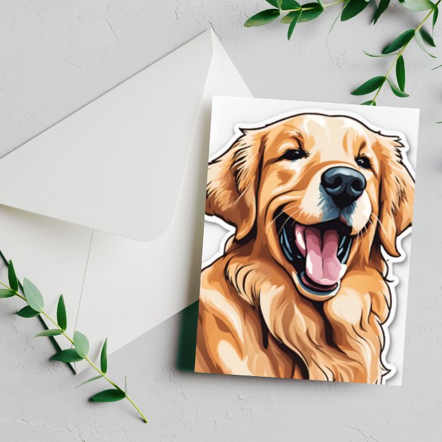 Golden Retriever Postcard (Creator Uploaded)