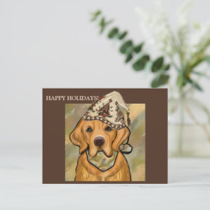 GOLDEN RETRIEVER POSTCARD