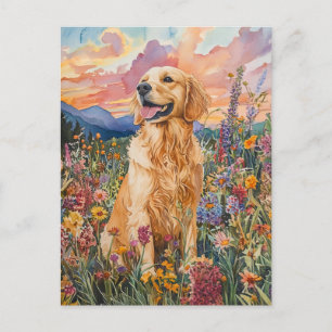 Golden Retriever - Postcard