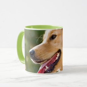 Golden Retriever Profile With Tongue Out Mug