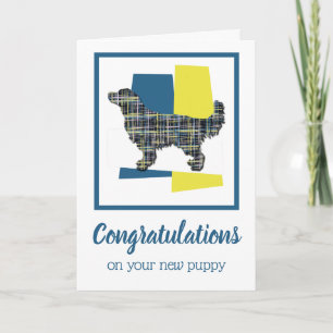 Golden Retriever Pup Congratulations Greeting Card