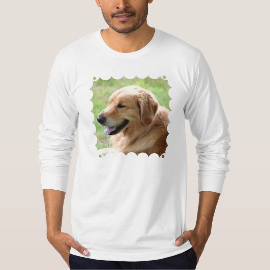 Golden Retriever Pup Men's Long Sleeve T-Shirt
