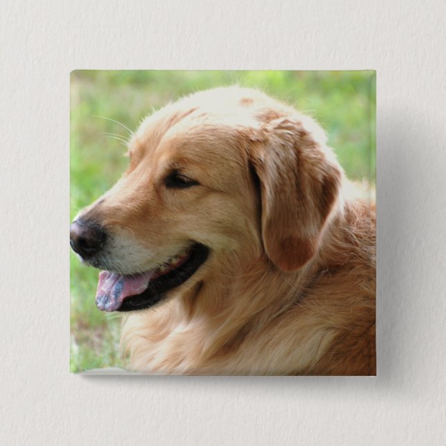 Golden Retriever Pup Pin (Front)