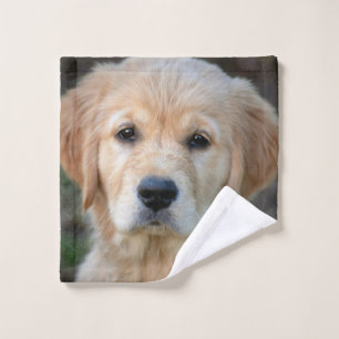 Golden Retriever Puppy Bath Towel Set