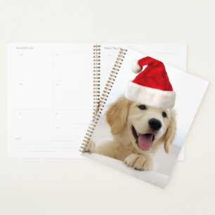 Golden Retriever Puppy Christmas Planner