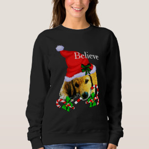 Golden Retriever Puppy Christmas Sweatshirt
