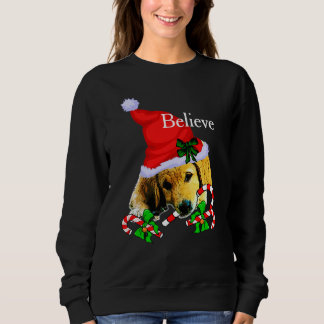 Golden Retriever Puppy Christmas Sweatshirt
