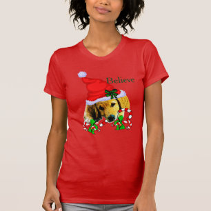 Golden Retriever Puppy Christmas T-Shirt