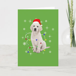 Golden Retriever Puppy Dog Holiday Christmas