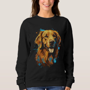 Golden retriever puppy dog sweatshirt