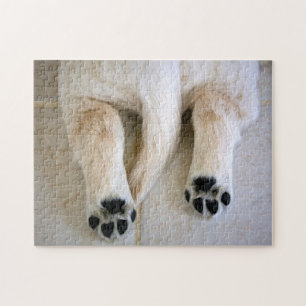 Golden Retriever Puppy Toes Jigsaw Puzzle