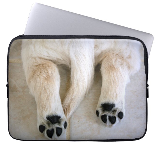 Golden Retriever Puppy Toes Laptop Sleeve (Front)