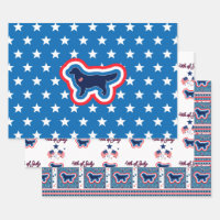 Golden Retriever Red White And Blue 4th Of July